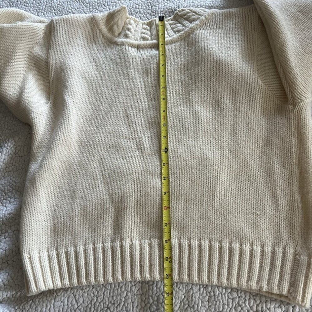 Vintage Renee Tener for Jeanne‎ Pierre Sz L Embroidered Pastel Sweater Coquette - Picture 8 of 8
